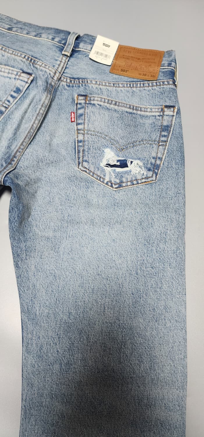 리바이스 501 셀비지 터키석 리벳 (W30) 상품이미지9
