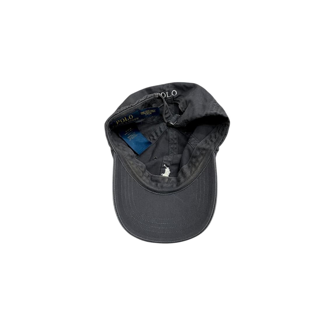 폴로 랄프로렌 그레이 화이트 포니 볼캡 모자 상품이미지3