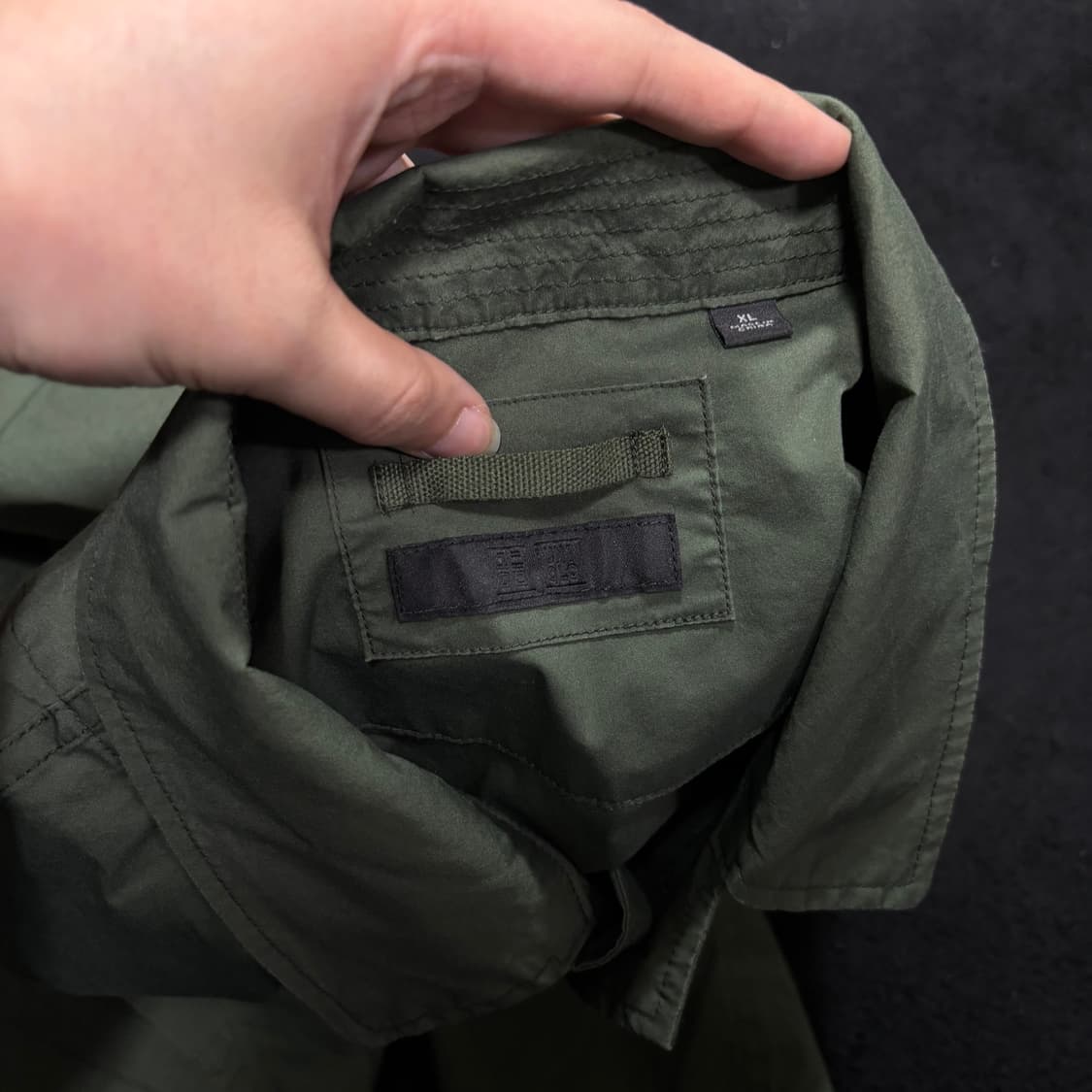 L 유니클로 카키 워크자켓 상품이미지3