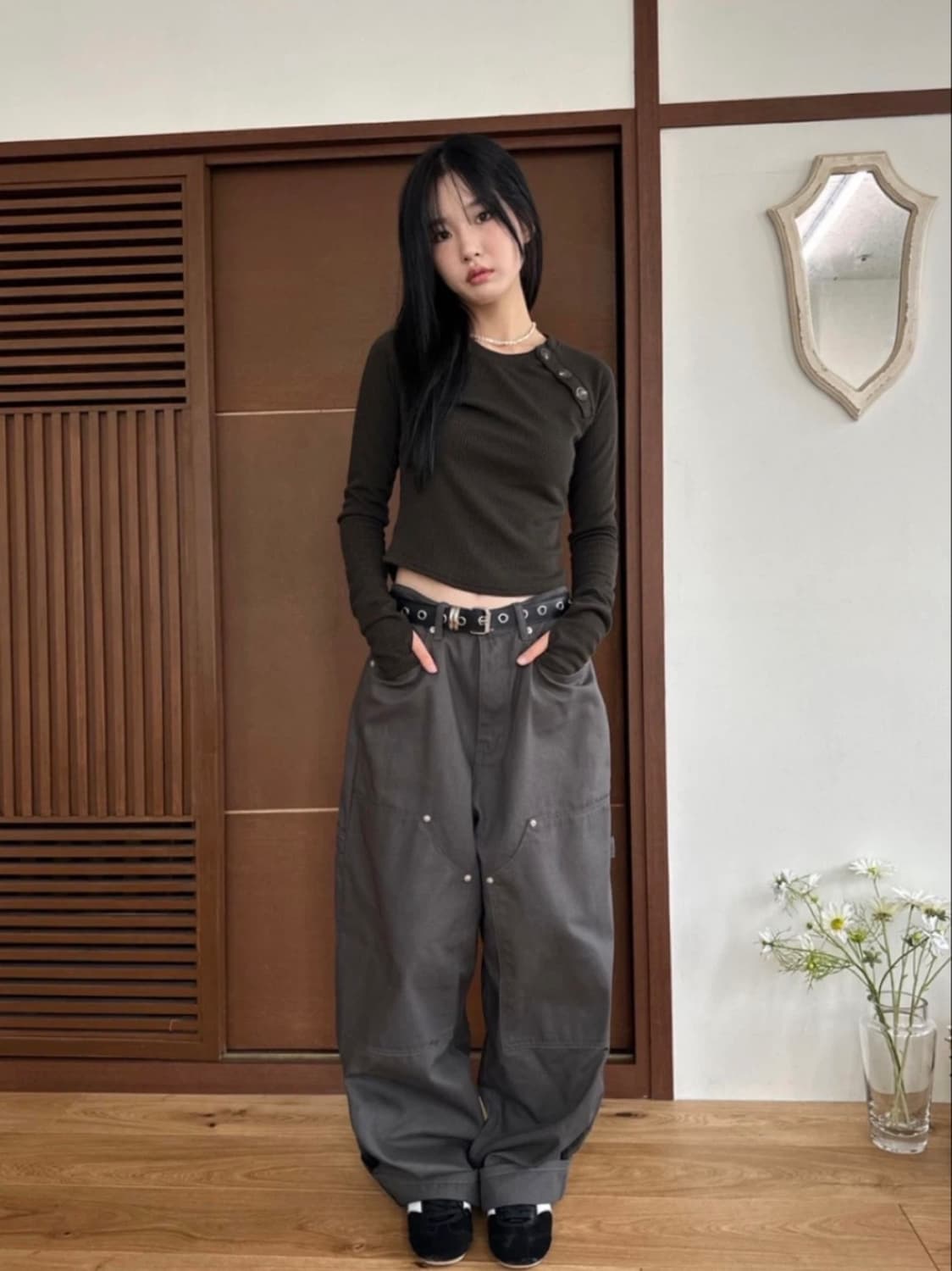 캔버스 카펜터 플레임 팬츠 상품이미지1