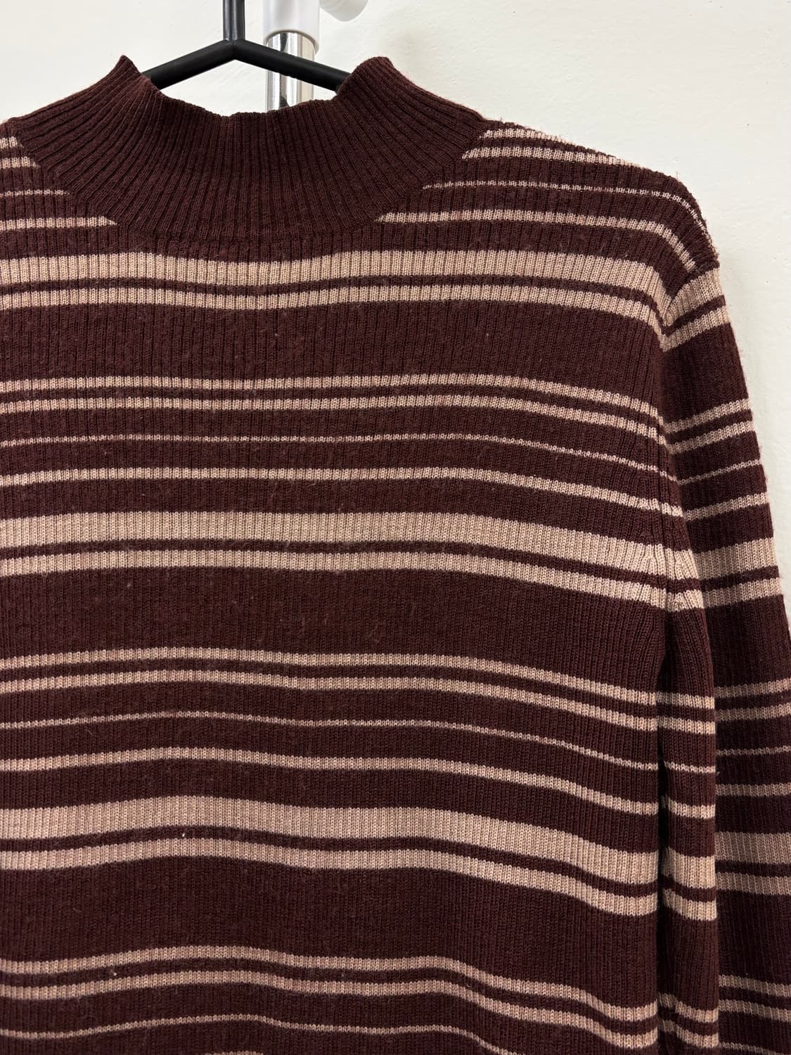 빈티지 브라운 롱슬리브 반팔 모리 코디 세트 상품이미지3