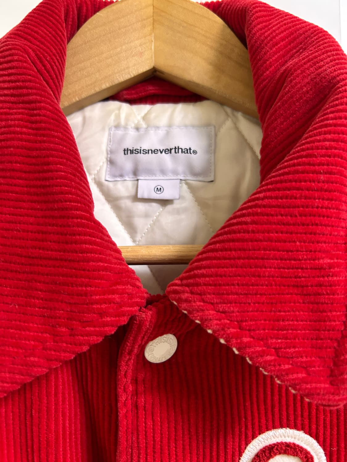 디스이즈네버댓 레드 바시티 m 상품이미지3