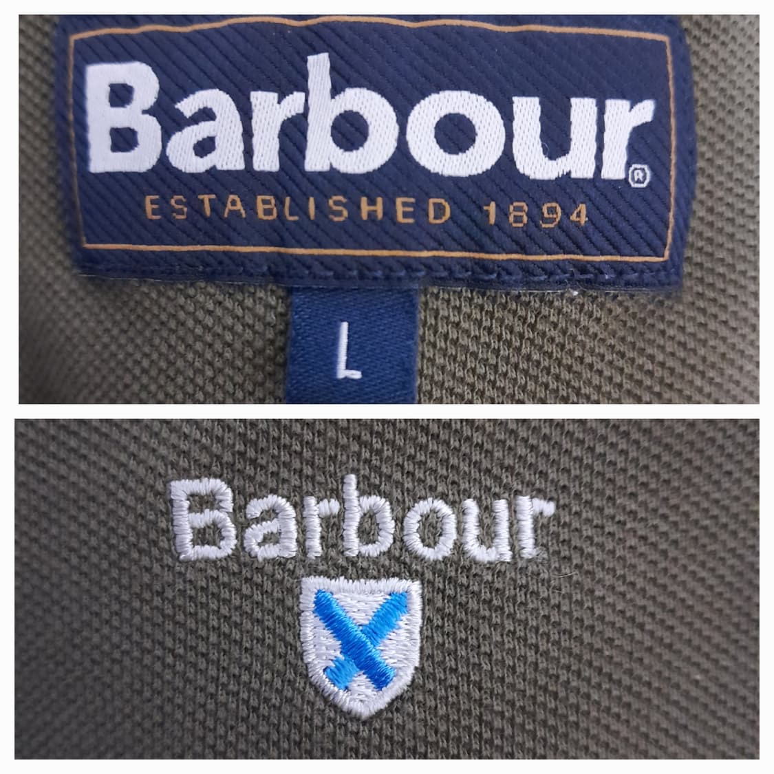 23SS Barbour 피케 폴로 반팔 카라티 L/100 상품이미지5