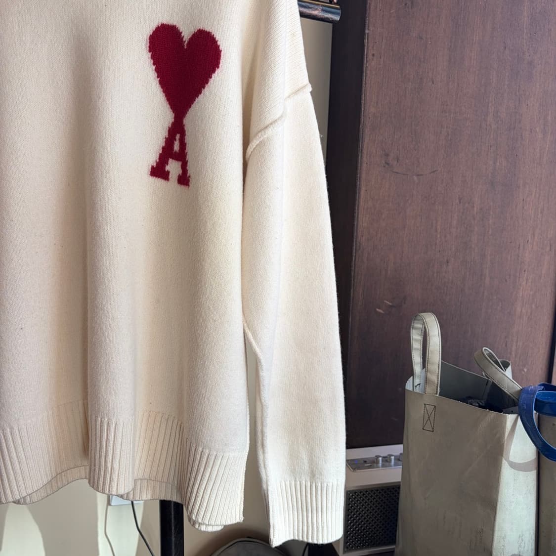 15382 - 아미 빅하트 로고 울 니트 (울 100%) 상품이미지4