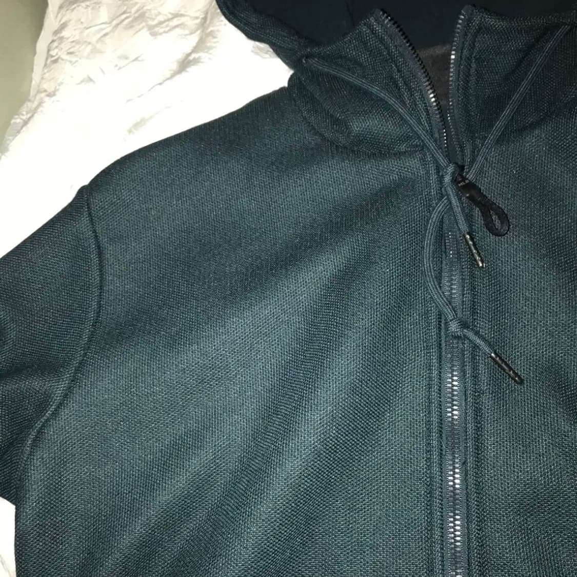 MLB 엠엘비 기모 다크그린 와플 후드집업 상품이미지4