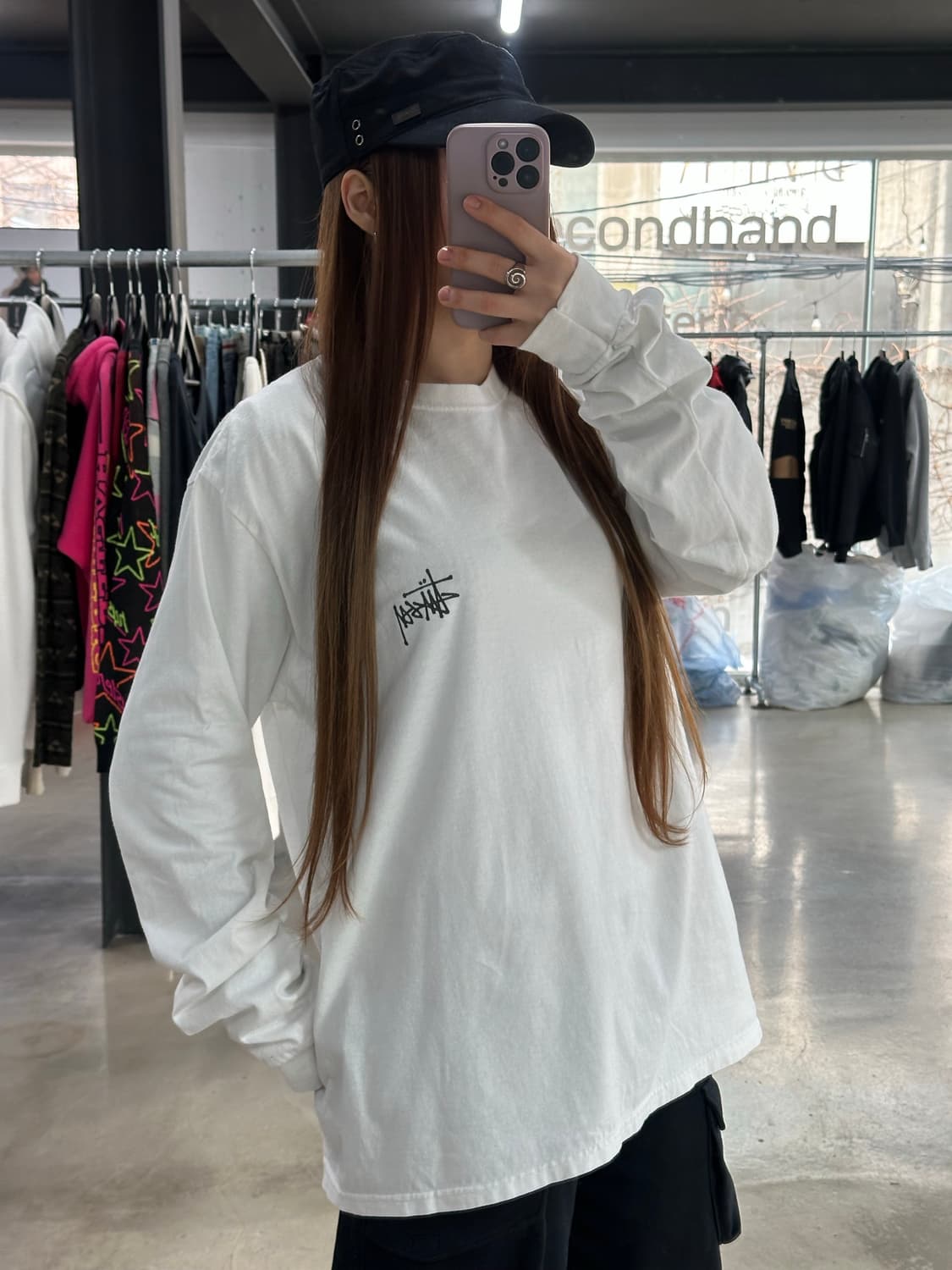 스투시 베이직 백로고 롱슬리브 상품이미지3