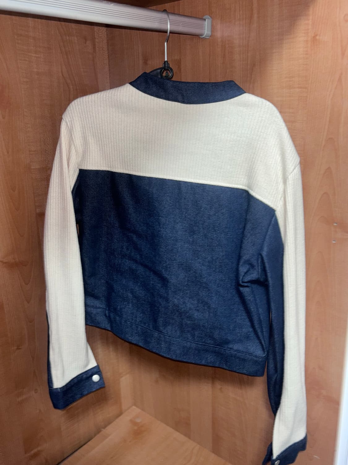 데님 니트 집업 자켓 상품이미지2