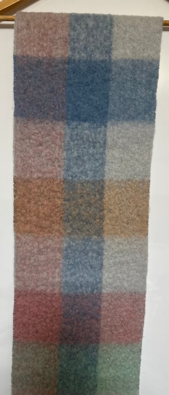 아크네 스튜디오 알파카모헤어울멀티체크남여공용 머플러 정품 상품이미지5