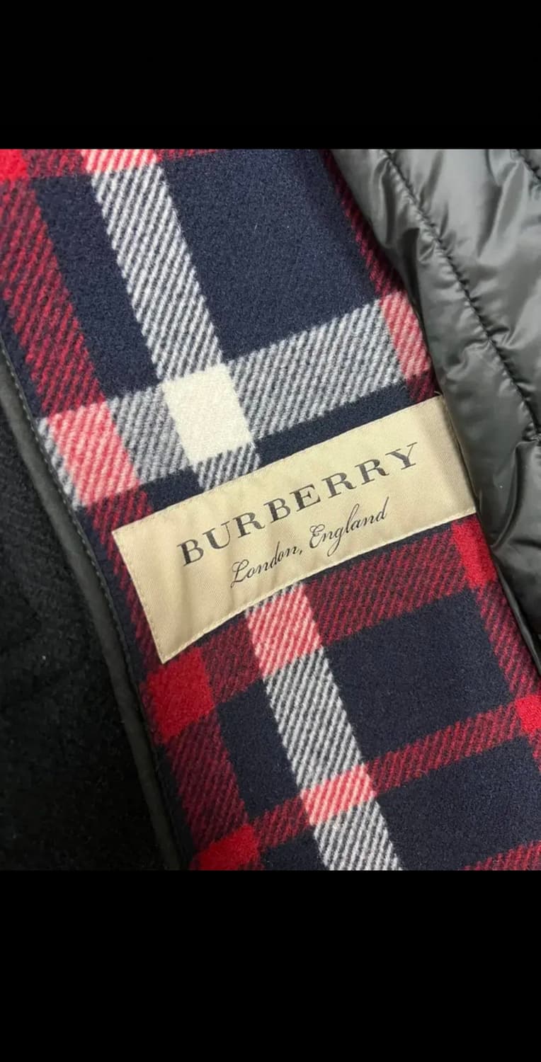 버버리 타탄체크 더플코트 상품이미지8