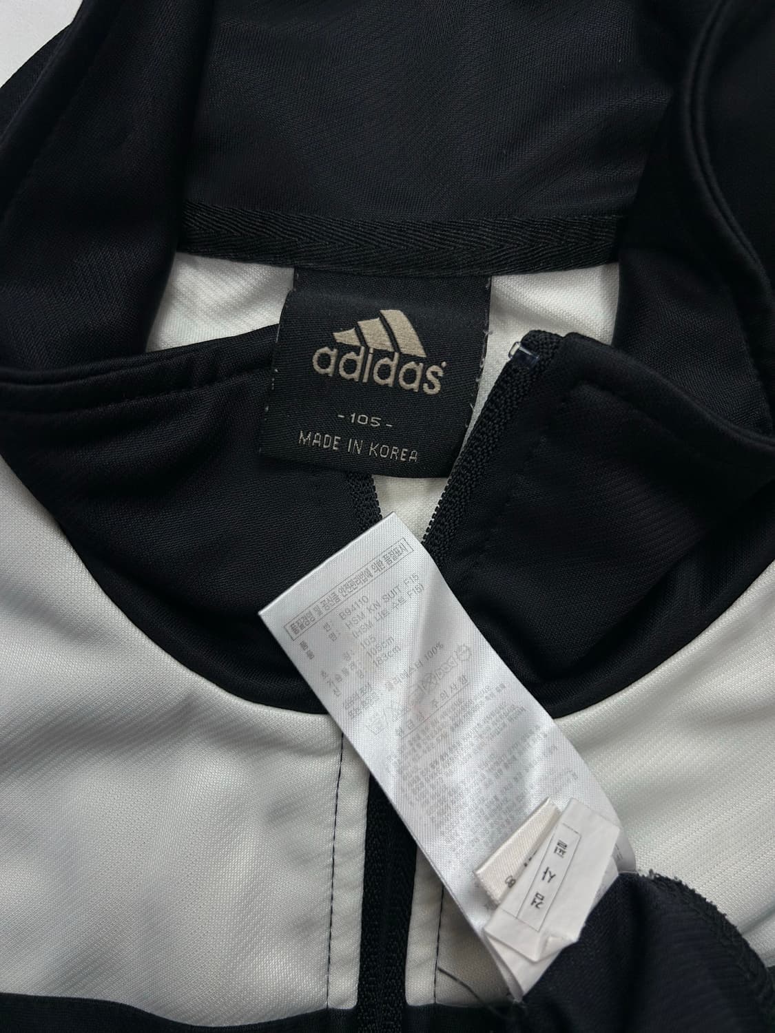 아디다스 블랙 화이트 범고래 트랙탑 져지 105 상품이미지5