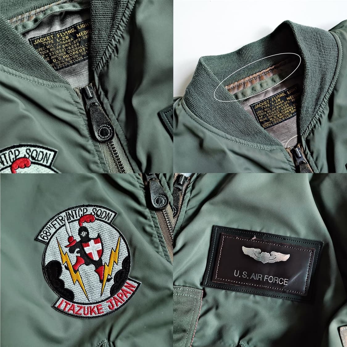 리얼맥코이 L-2B 플라이트자켓 M사이즈 상품이미지3
