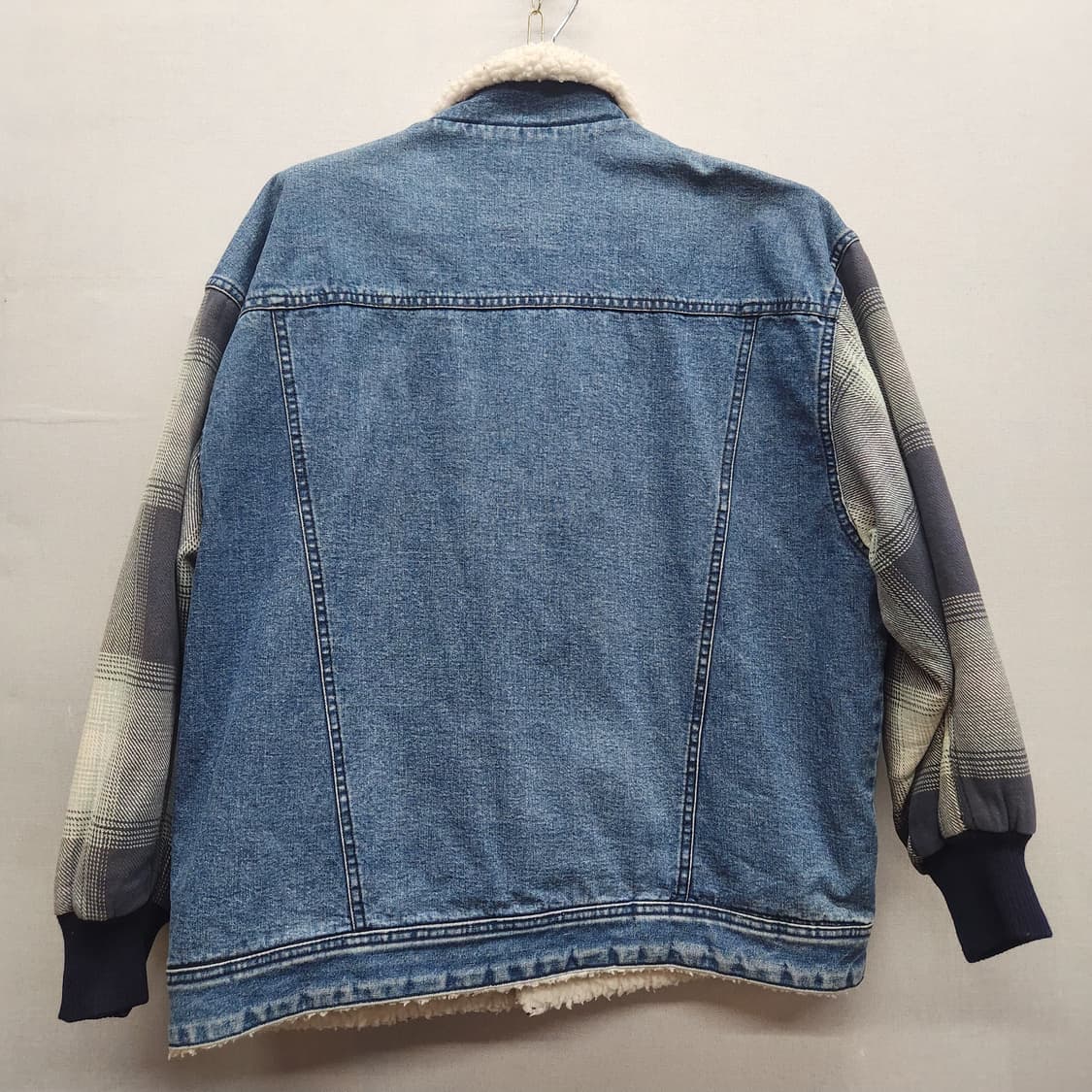 티피코시 쉐르파 체크소매 빈티지 데님자켓 XL 상품이미지4