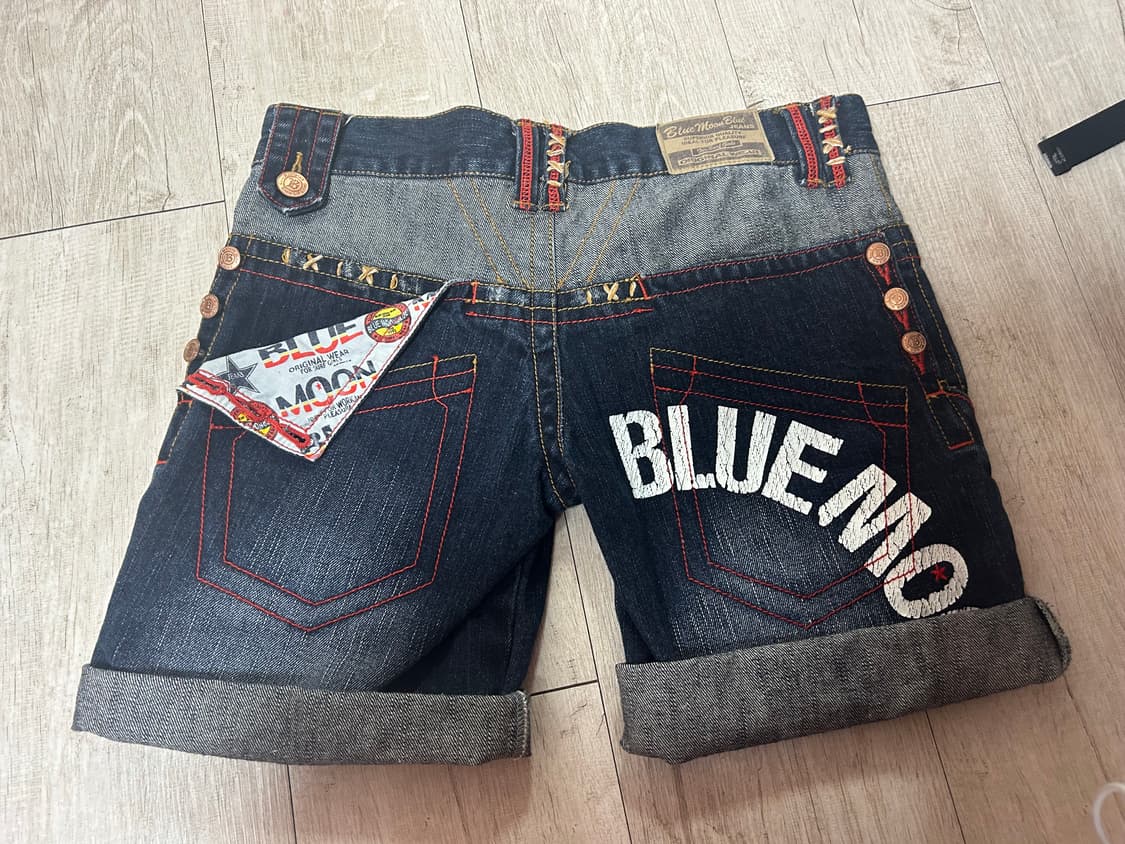 BLUE MOON BLUE 데님 반바지 상품이미지2