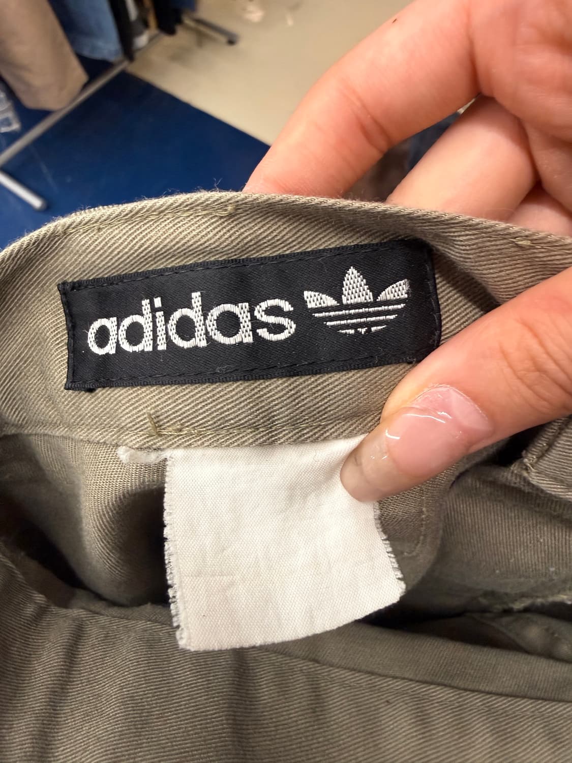 2000s Adidas 아디다스 카키 바지 상품이미지5