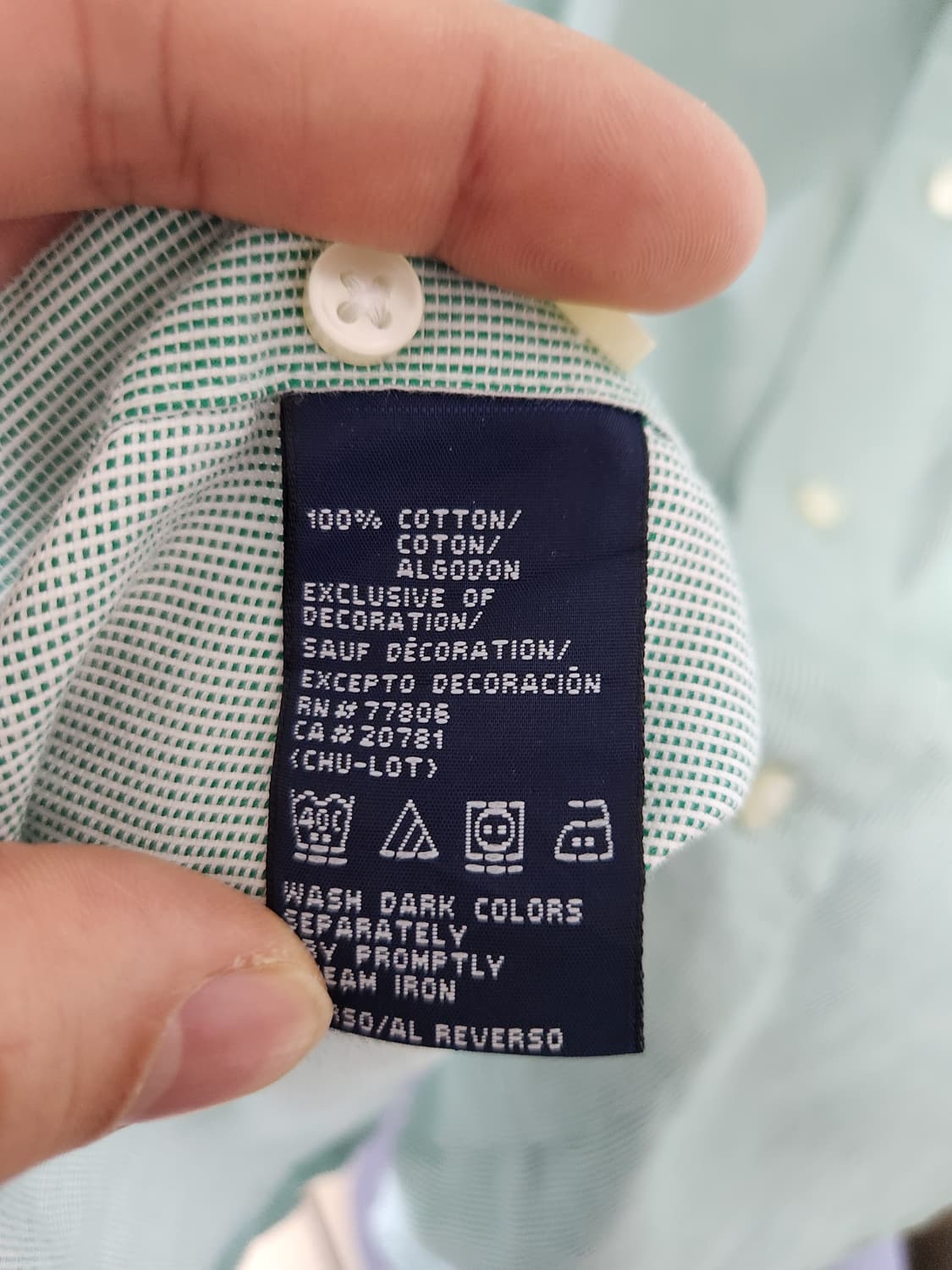 타미힐피거Tommy 코튼 셔츠 XL - S150 상품이미지6