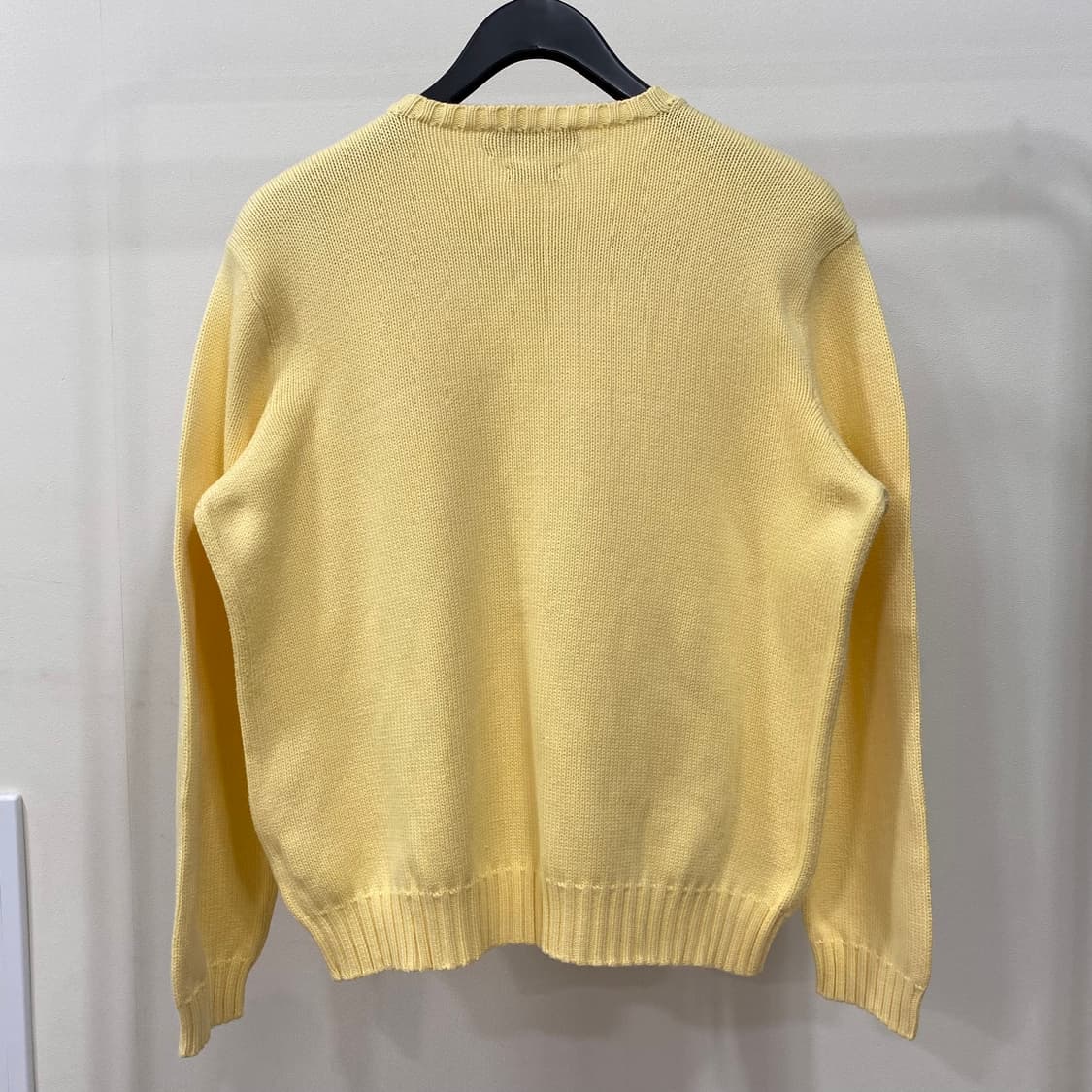 폴로 랄프로렌 코튼 니트 옐로우 상품이미지2