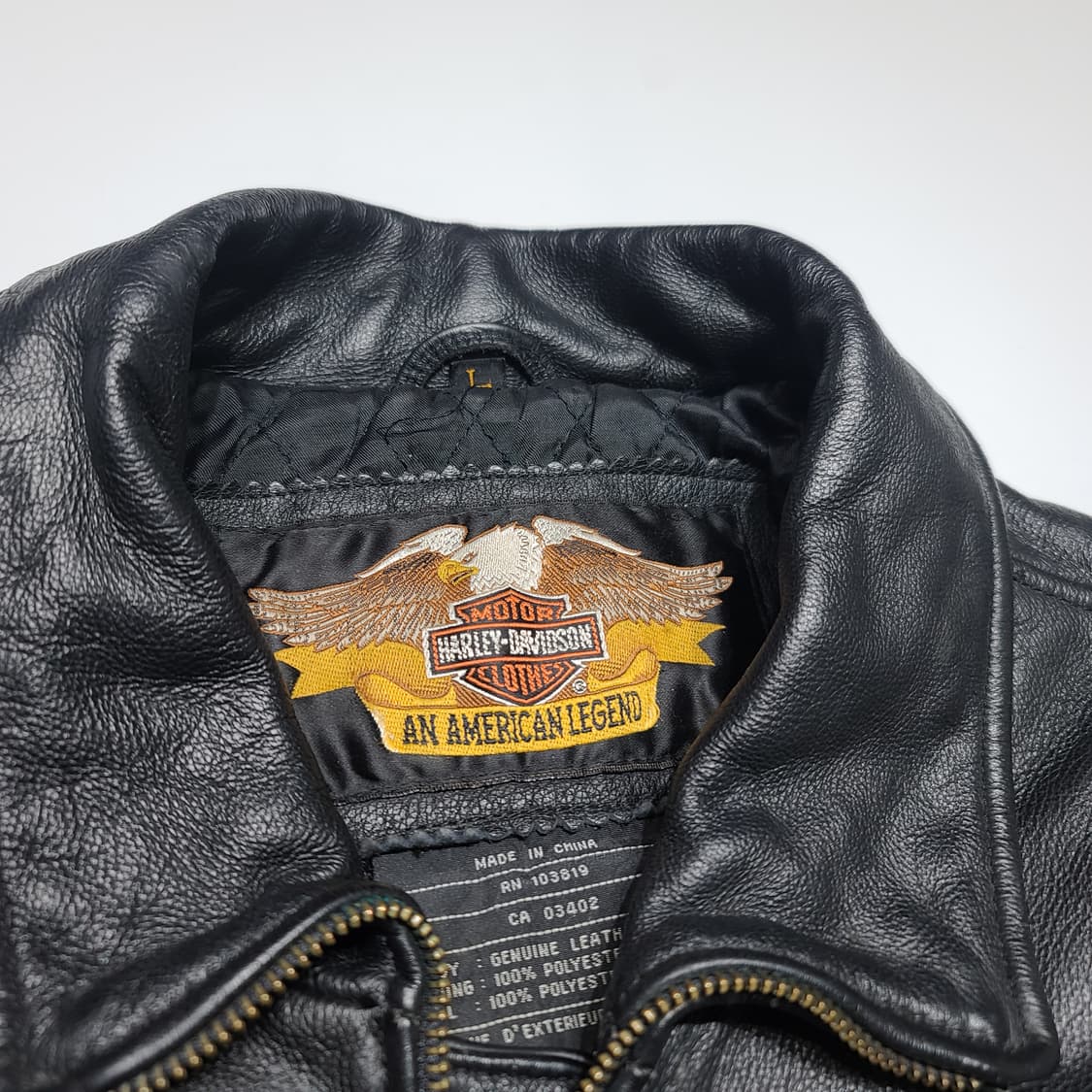 할리데이비슨 플레임 레더자켓[L] 상품이미지4