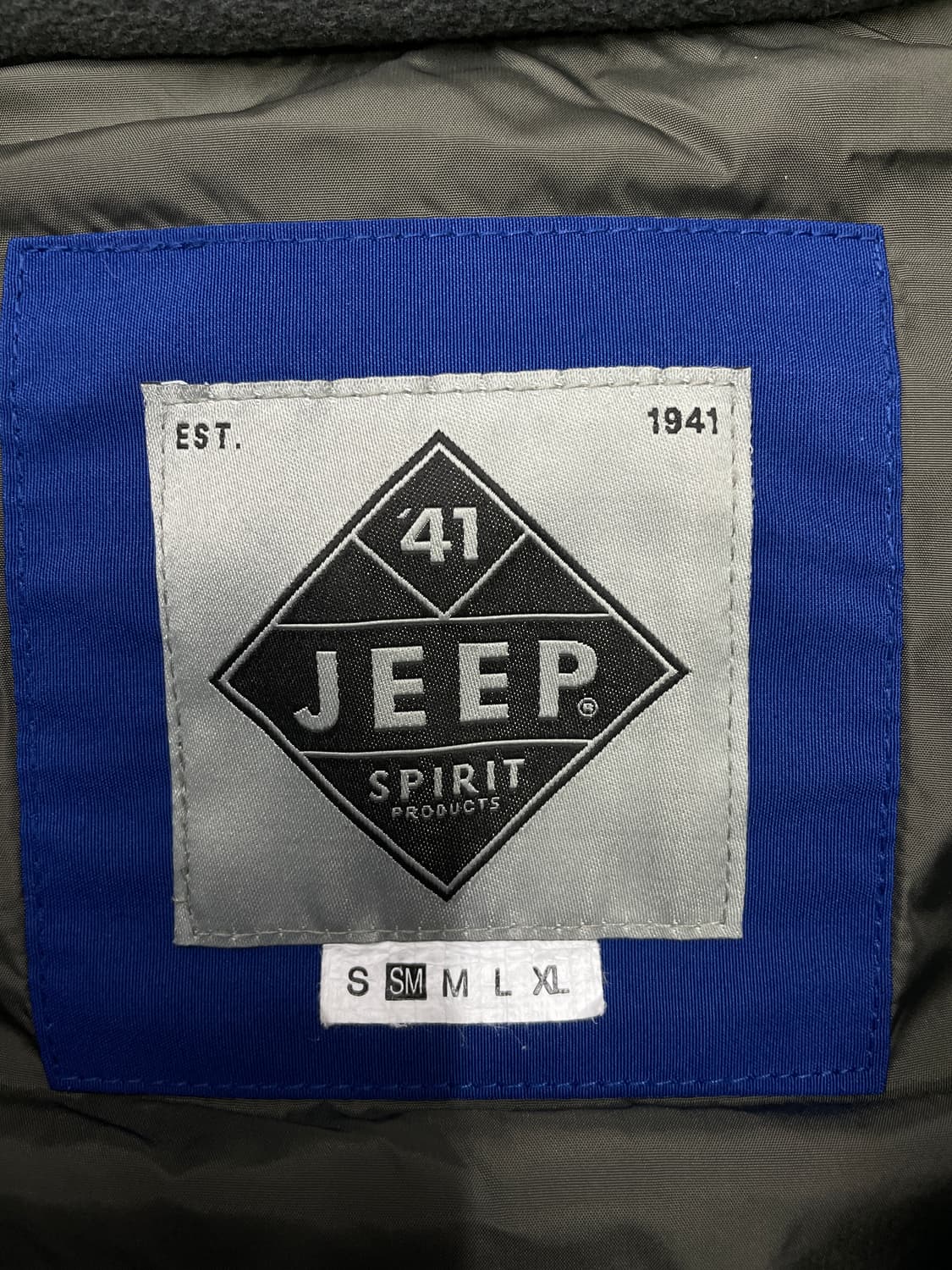 지프 스피릿(JEEP SPIRIT) 와펜 디테일 후드 패딩 베스트 상품이미지7