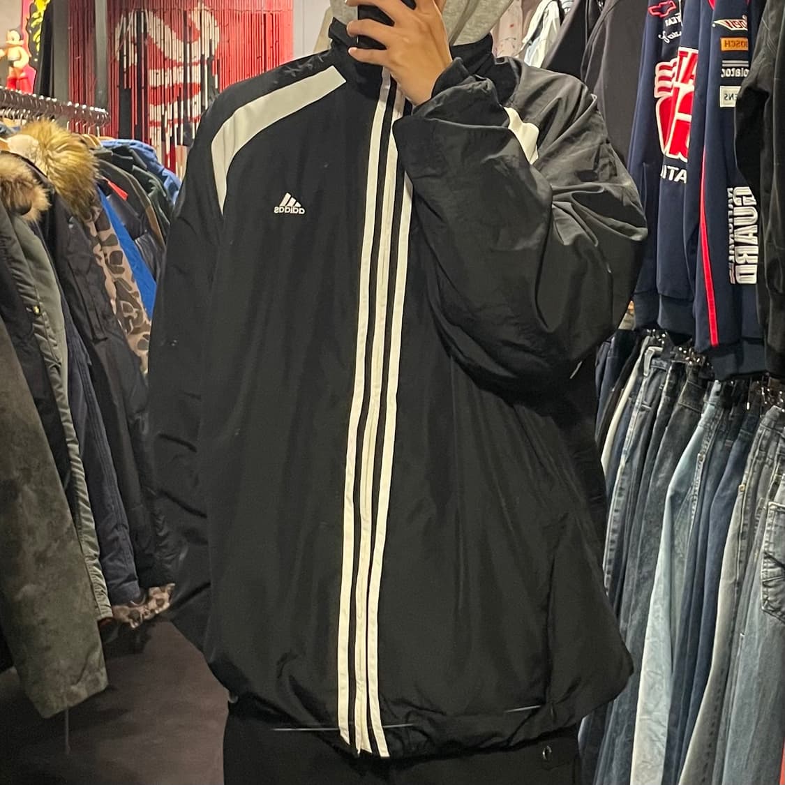 [IM] adidas 아디다스 블랙 바람막이 상품이미지4