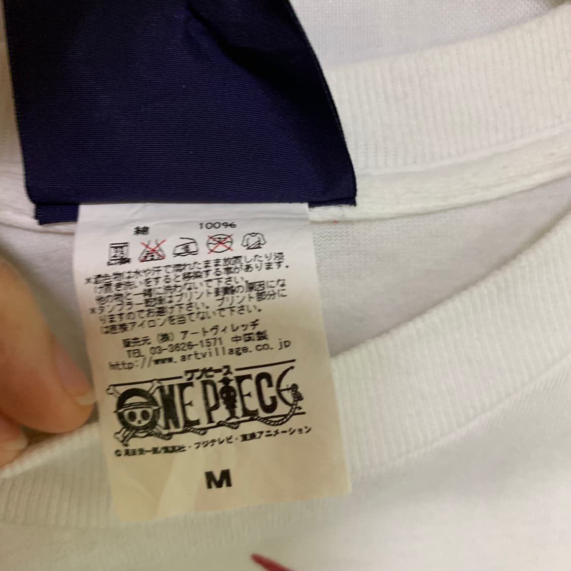 원피스 에이스 스페이드 해적단 프린팅 일본빈티지 반팔티셔츠 남녀공용 M 상품이미지5