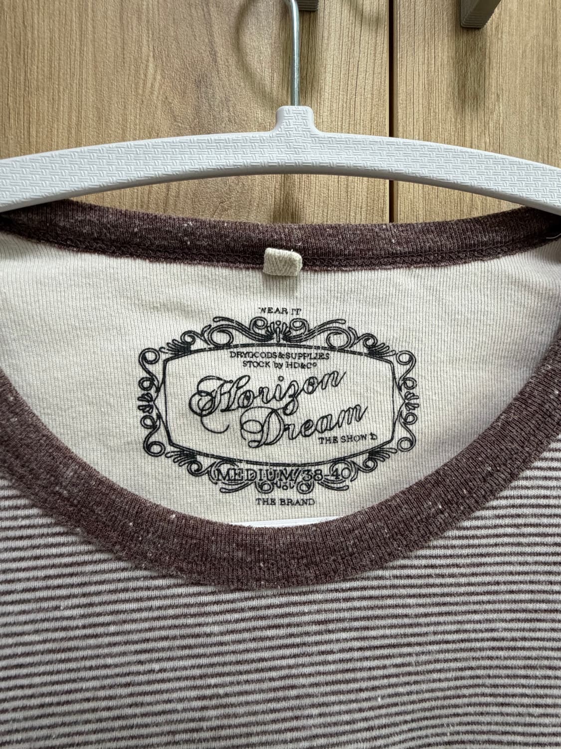 모리걸 스트라이프 롱슬리브 하구미 스즈코 상품이미지2