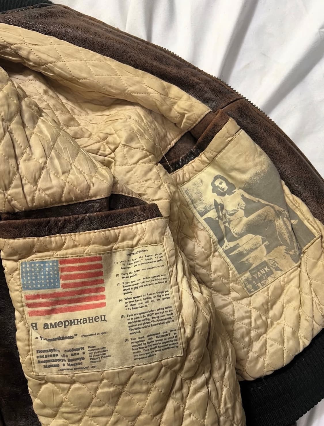 아비렉스 아이콘 가죽자켓 상품이미지6