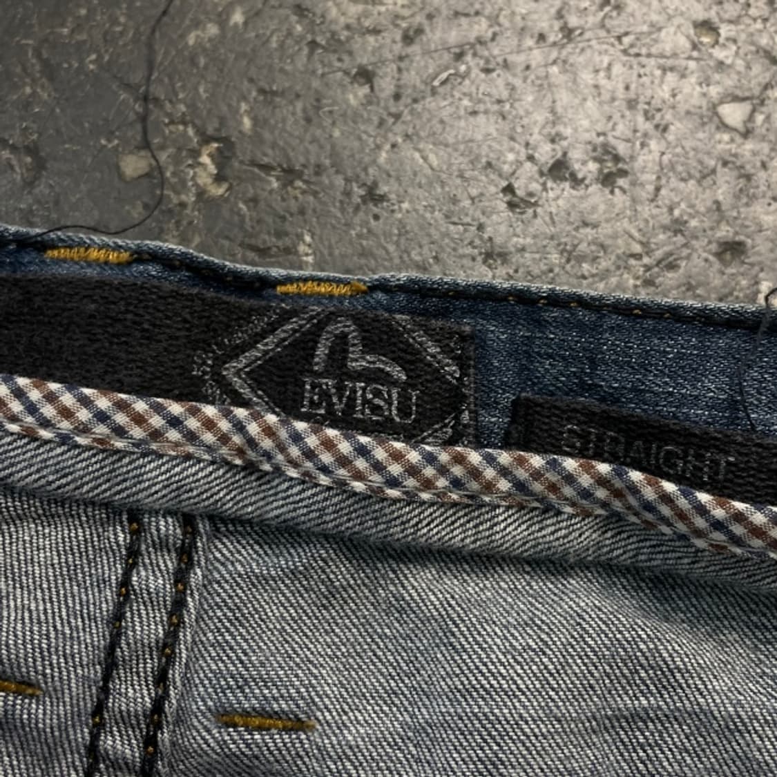 36 에비수 독수리 자수 청바지 상품이미지3