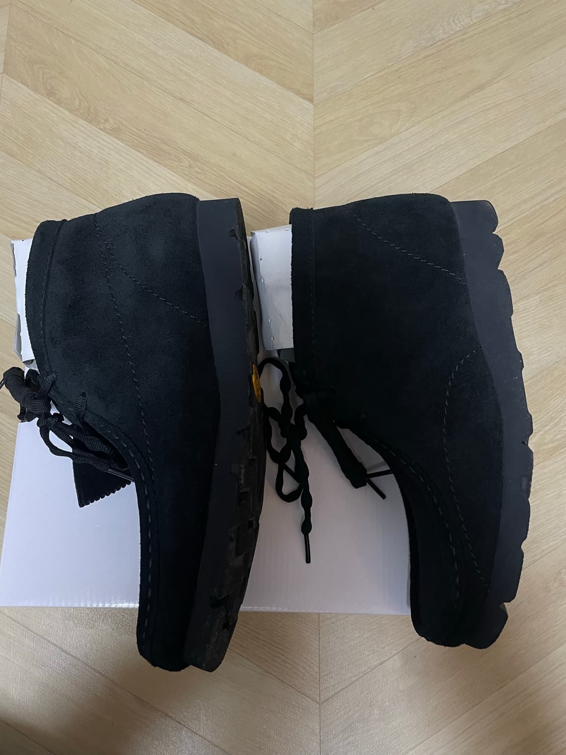 9.5) 파프 클락스 왈라비 블랙 상품이미지3