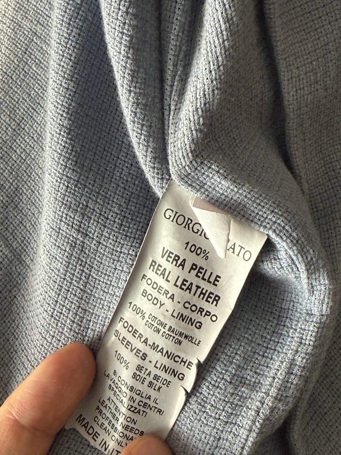 Giorgio Brato 레더 자켓 상품이미지5