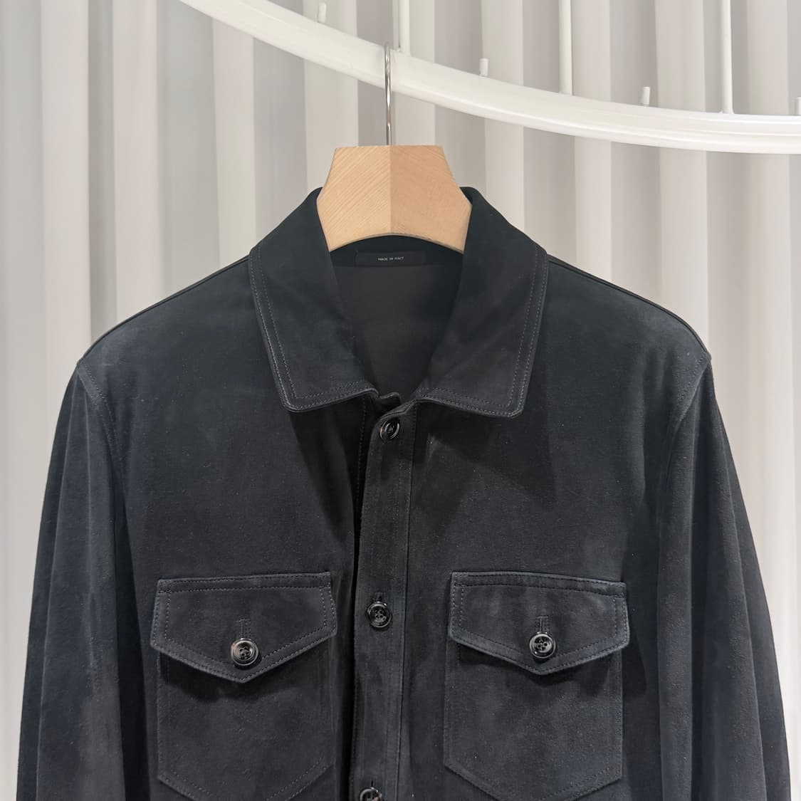 (A+/52) / 톰포드 카프스킨 스웨이드 사파리 레더 트러커 자켓 상품이미지3