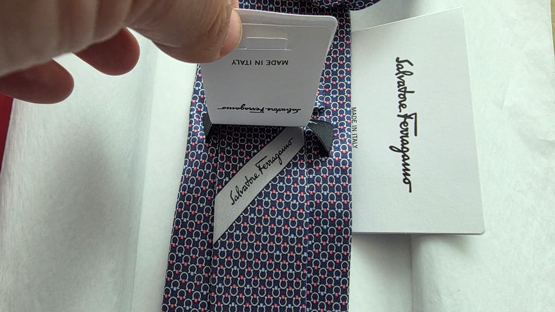 [새상품]페레가모 넥타이 상품이미지3