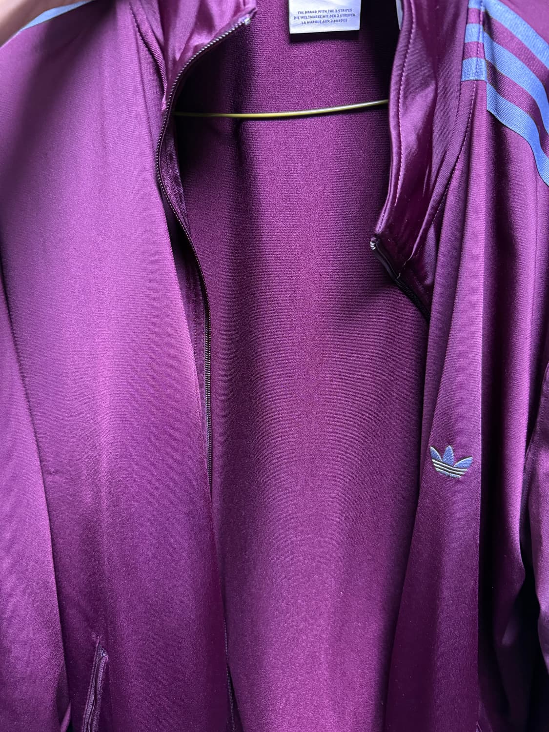 아디다스 오리지널스 베켄바우어 트랙 자켓 마룬-L 상품이미지6