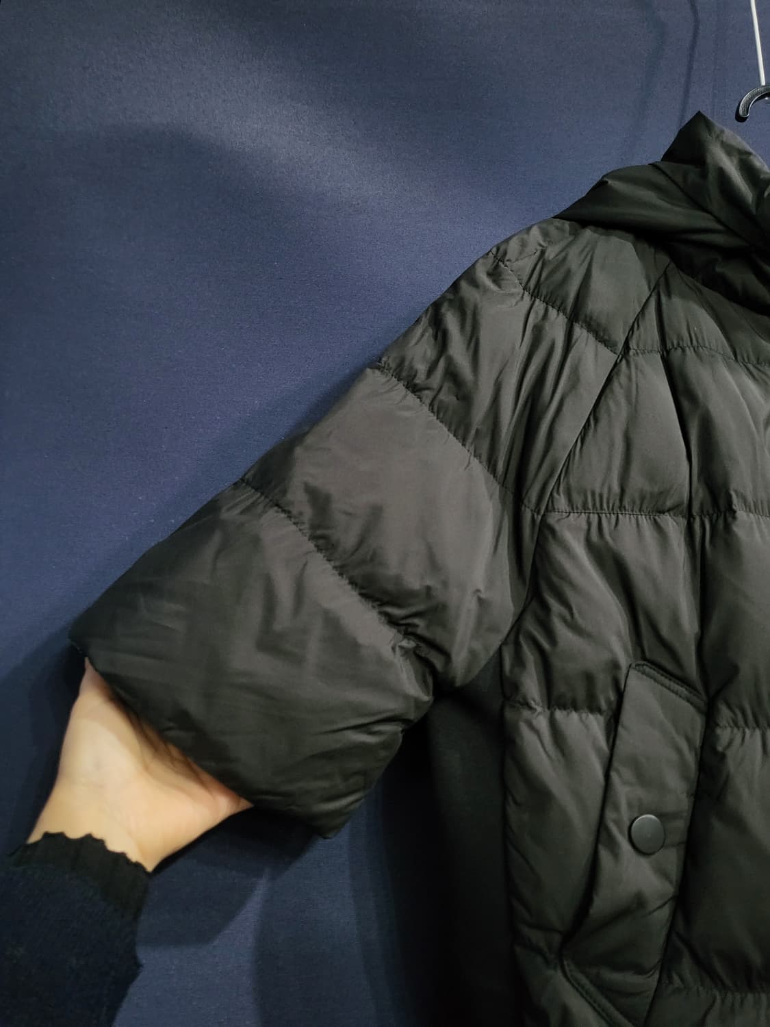 지스튜디오 구스다운 7부 패딩 상품이미지2