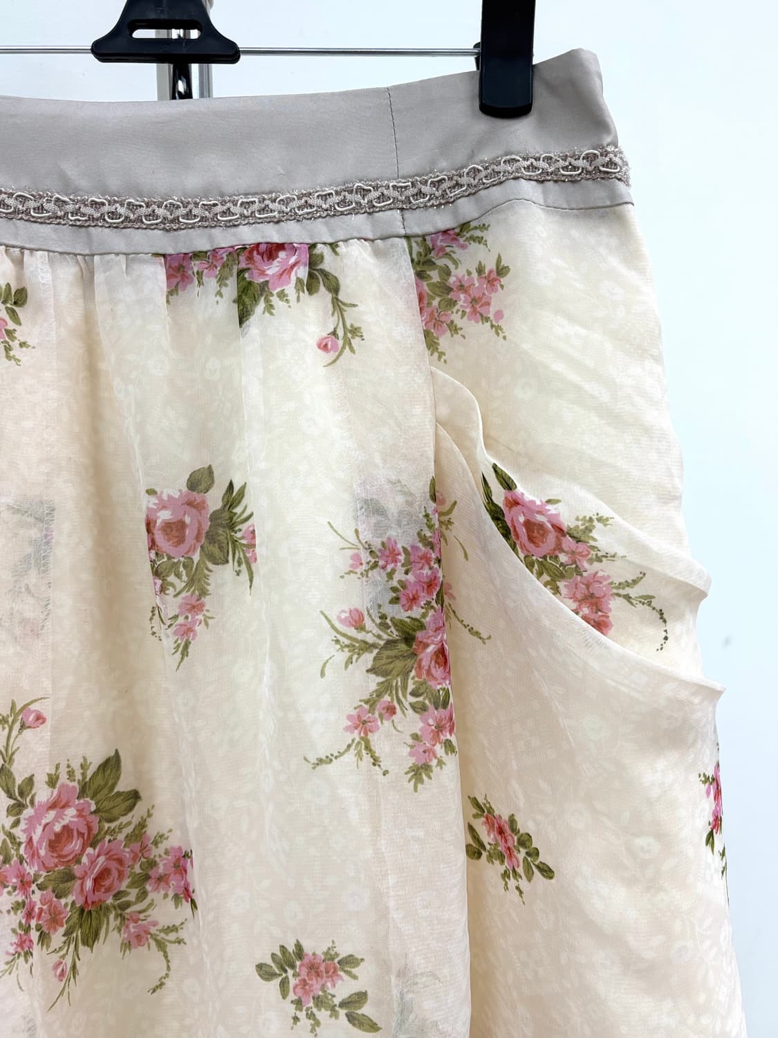 빈티지 플로럴 스커트 상품이미지5