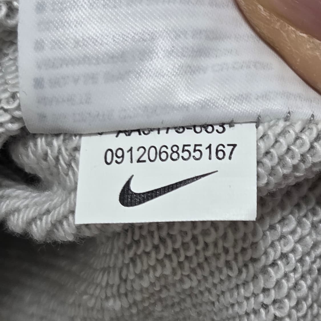 Nike 나이키 L 스우시 맨투맨 그레이 상품이미지4