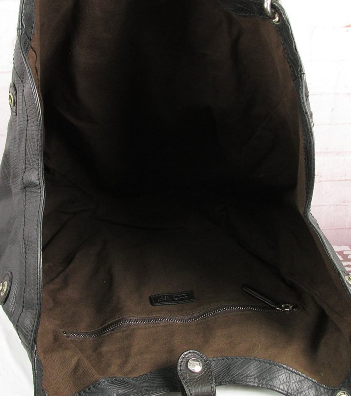 다니엘앤밥 카프스킨 크로크형압 토트백 상품이미지8