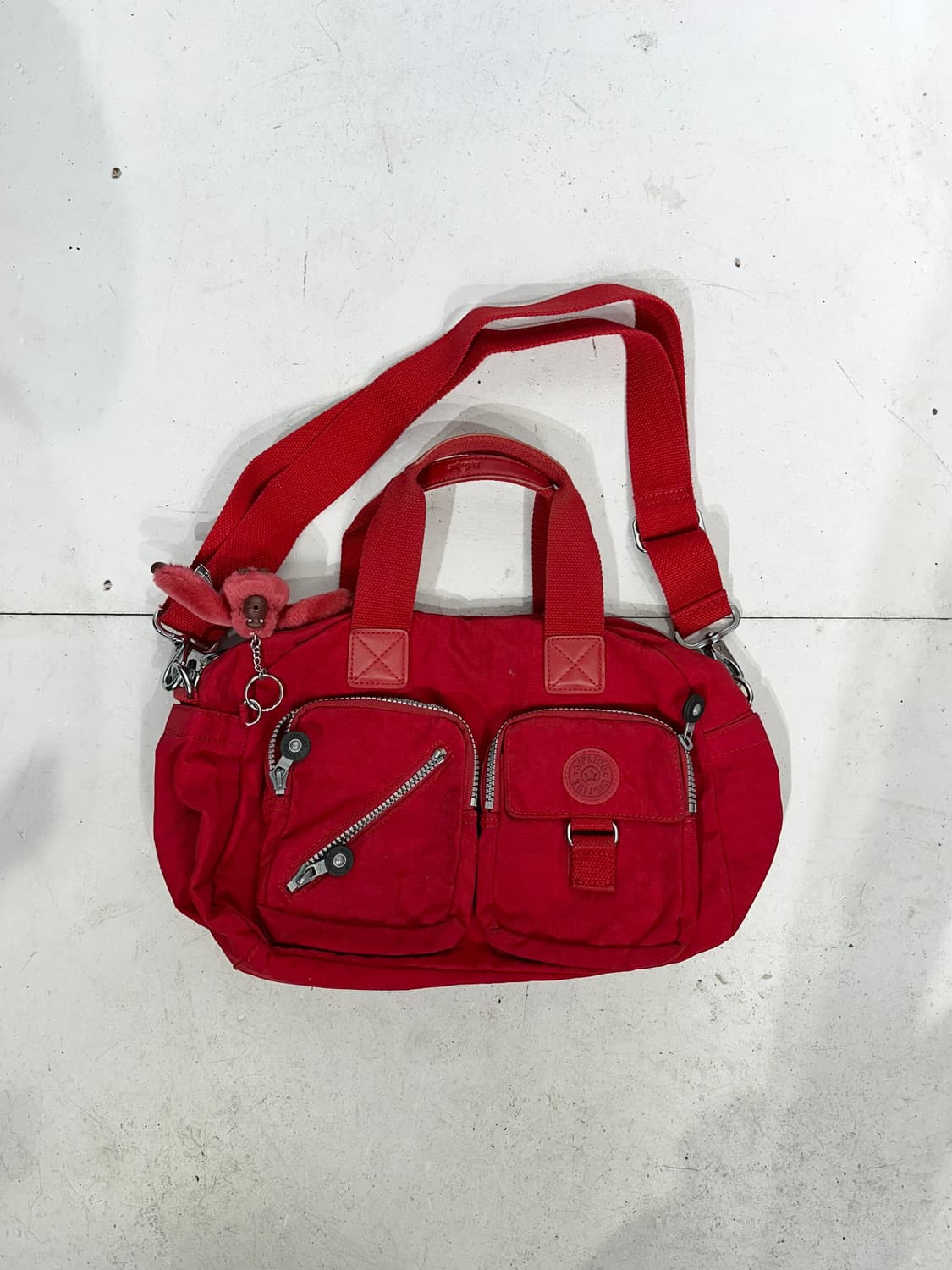 키플링 y2k 레드 고릴라 토트백 미니 가방  상품이미지4