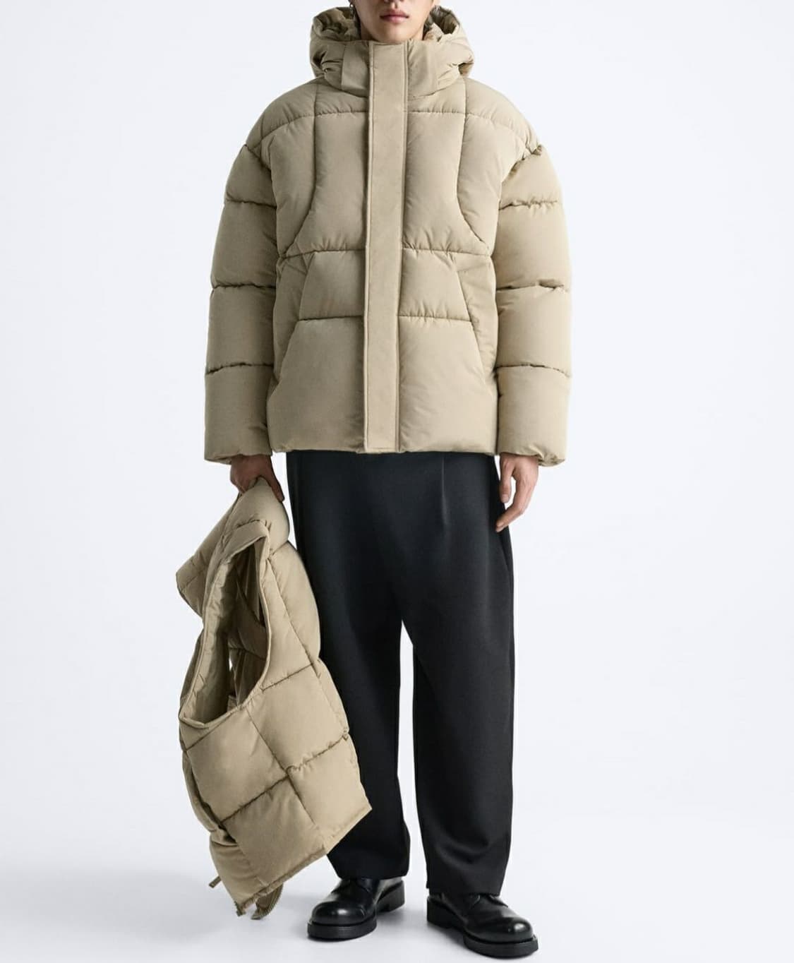 자라 디테처블 베스트 패딩점퍼 XL 상품이미지3