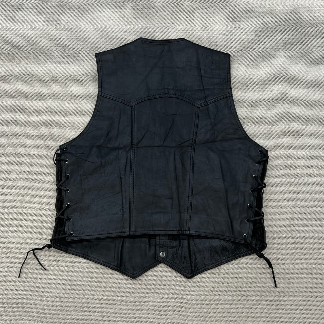 빈티지 리얼레더 베스트 r3514 상품이미지2