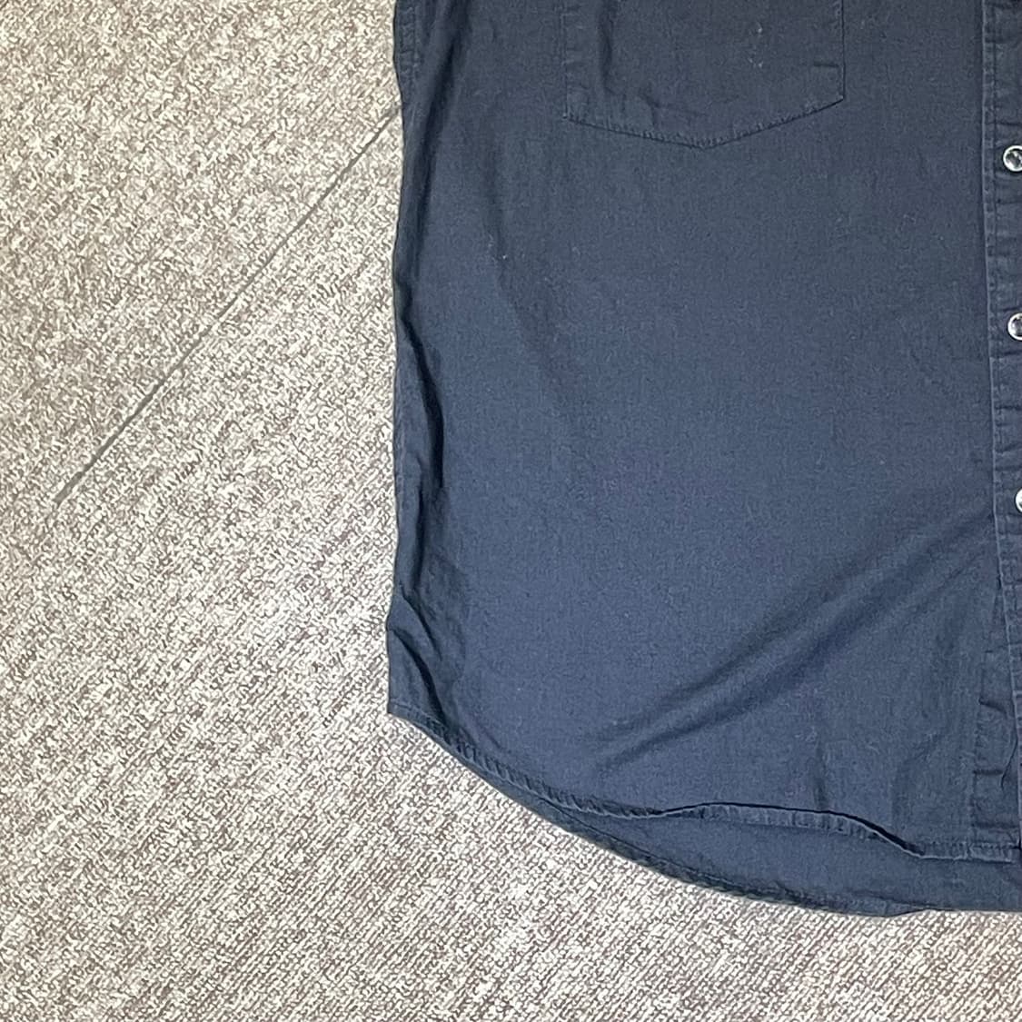 (M) Dickies 디키즈 반팔 워크 셔츠 블랙 상품이미지5