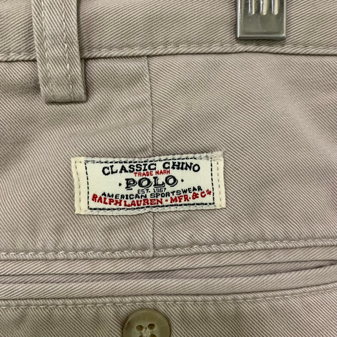 폴로 랄프로렌 빈티지 베이지 코튼 팬츠 면바지 32-34인치 상품이미지5