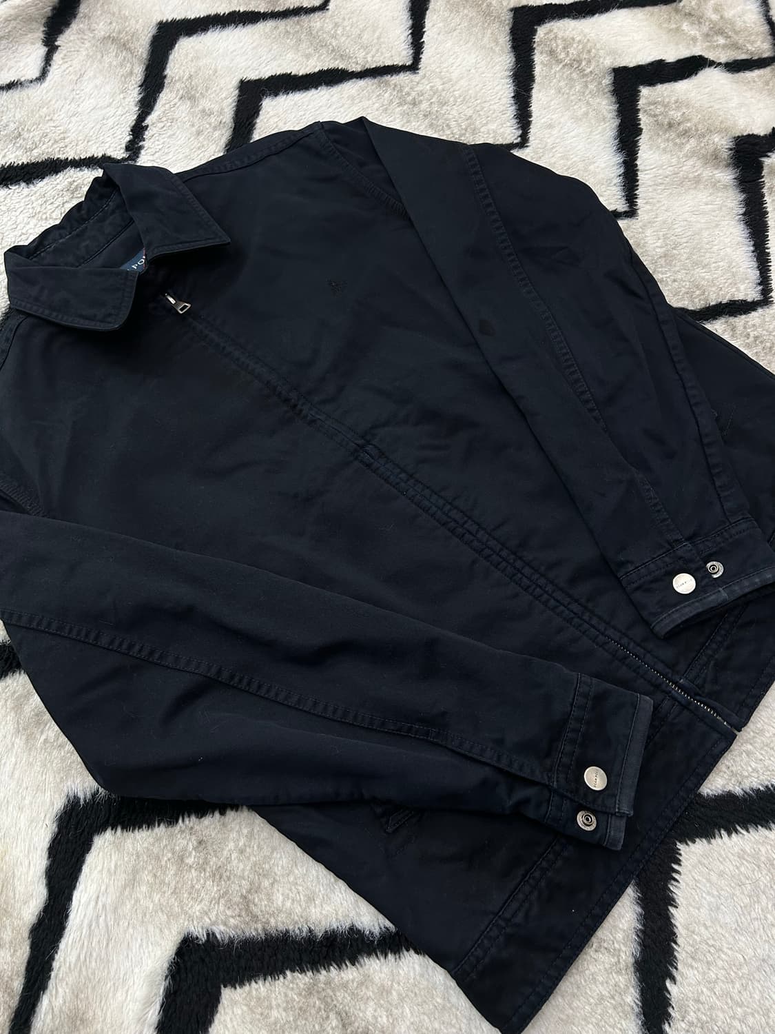 [S]빈폴 90s 코튼 블루종/블랙 상품이미지2