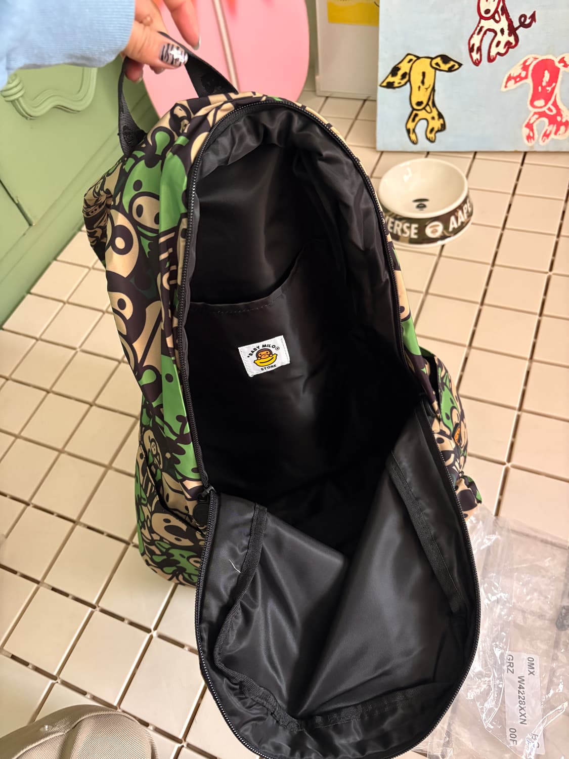 베이프 올패턴 백팩 상품이미지9