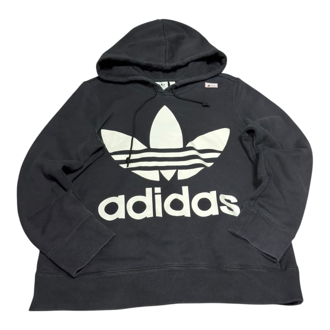 (바배) 아디다스 빅로고 기모 후드티 상품이미지1