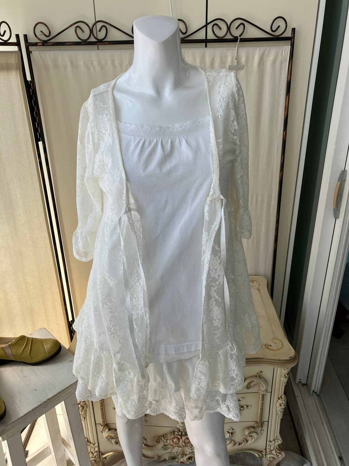 Ivory Lace Fairy Girl Set 상품이미지4