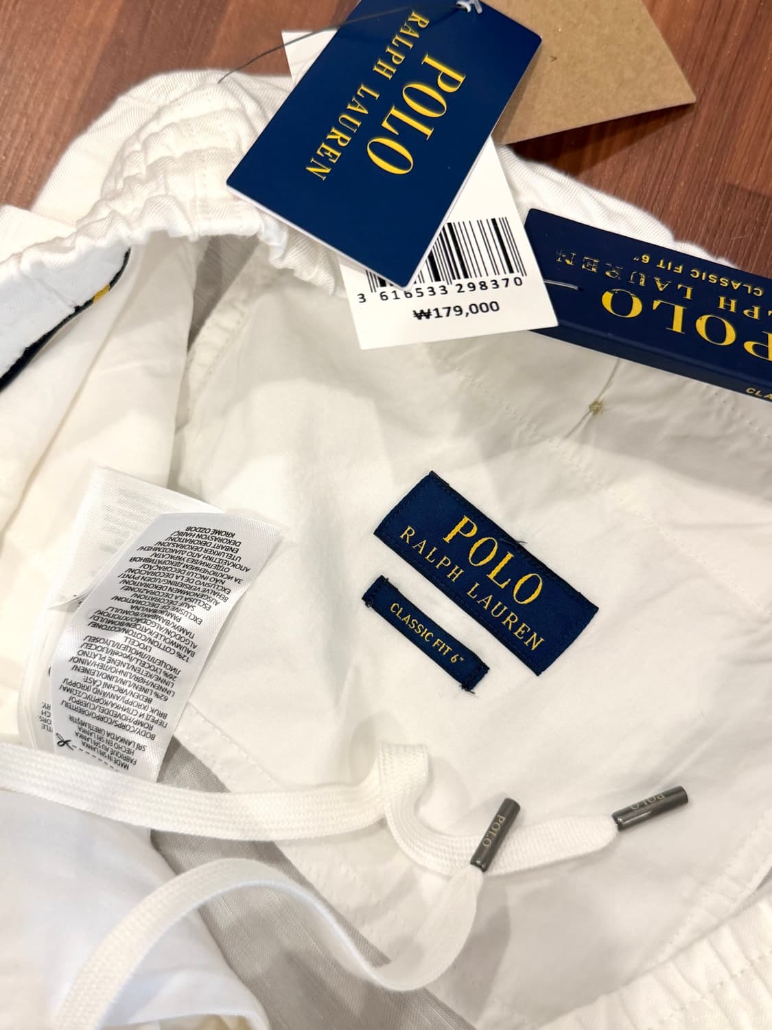(deadstock) Polo RL 폴로 랄프로렌 린넨 트라우저 쇼츠 상품이미지8