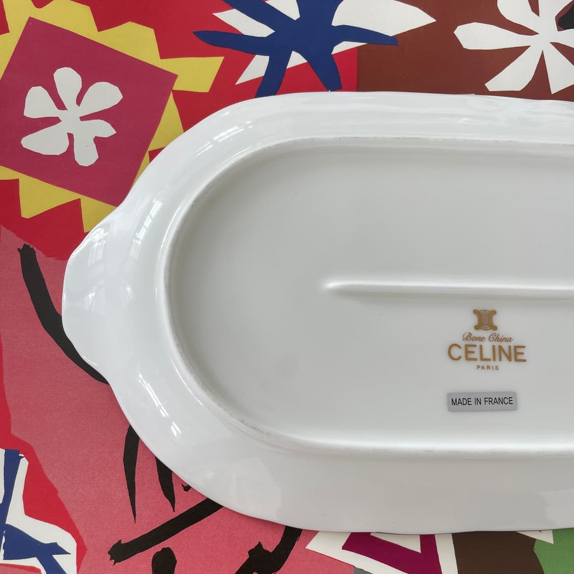 셀린느 타원형 체인 도기 마차 로고 플레이트 상품이미지8