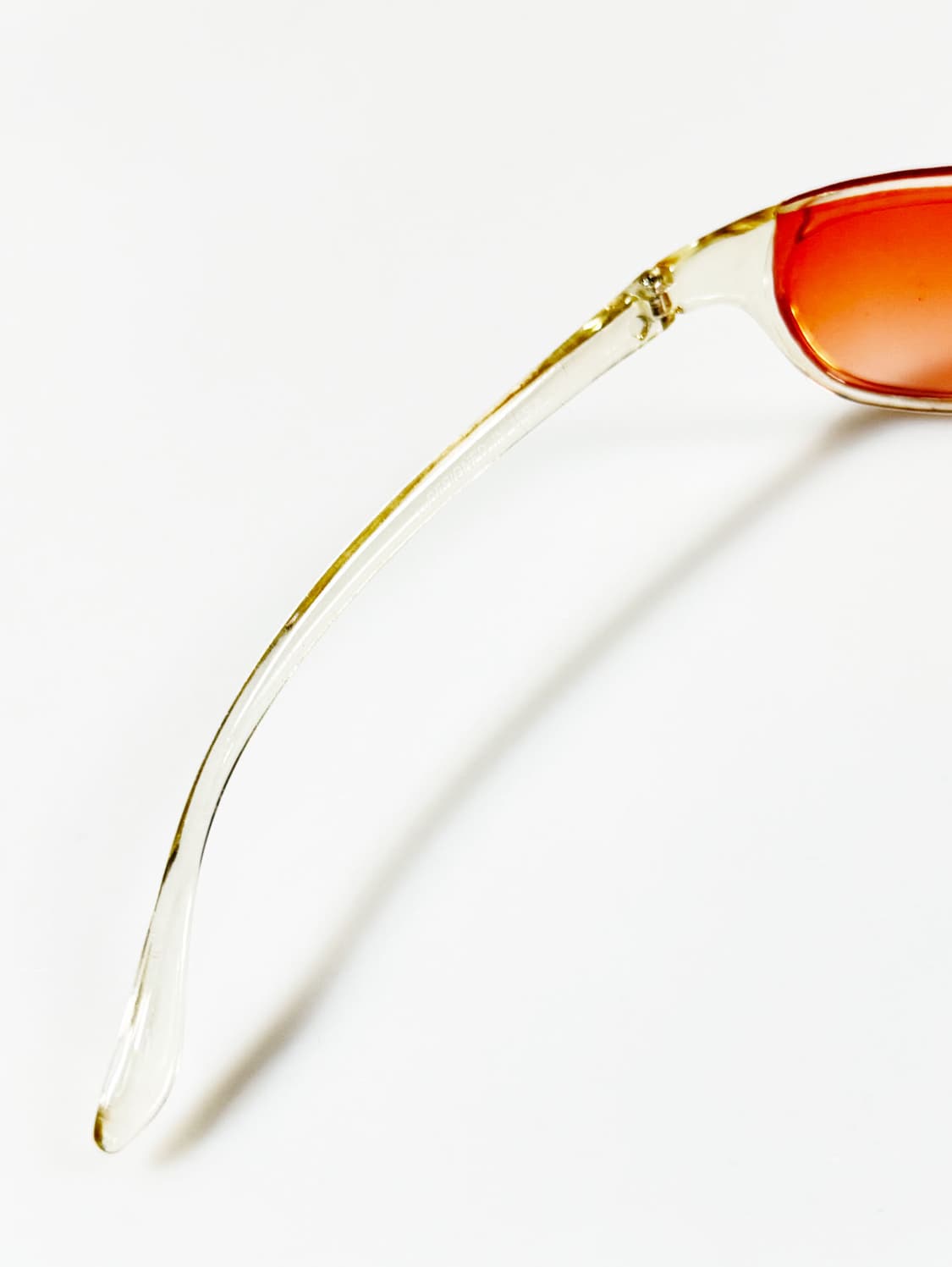 90s OXYGEN 투명 볼드 스퀘어 프레임 틴트 빈티지 선글라스 상품이미지7