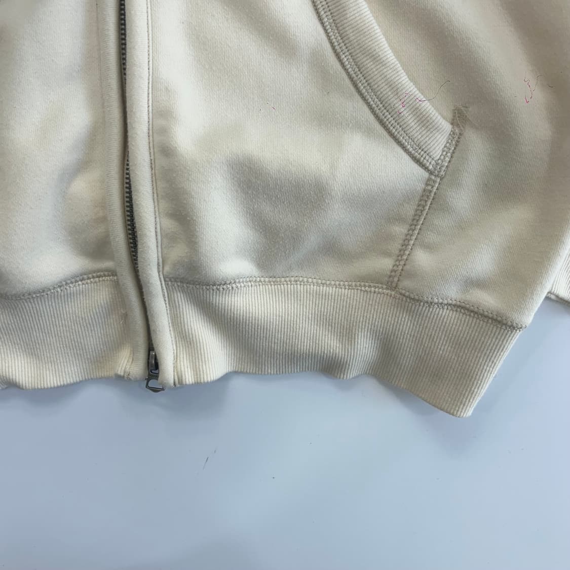 Who A U 후아유 2-way 아이보리 후드집업 상품이미지5