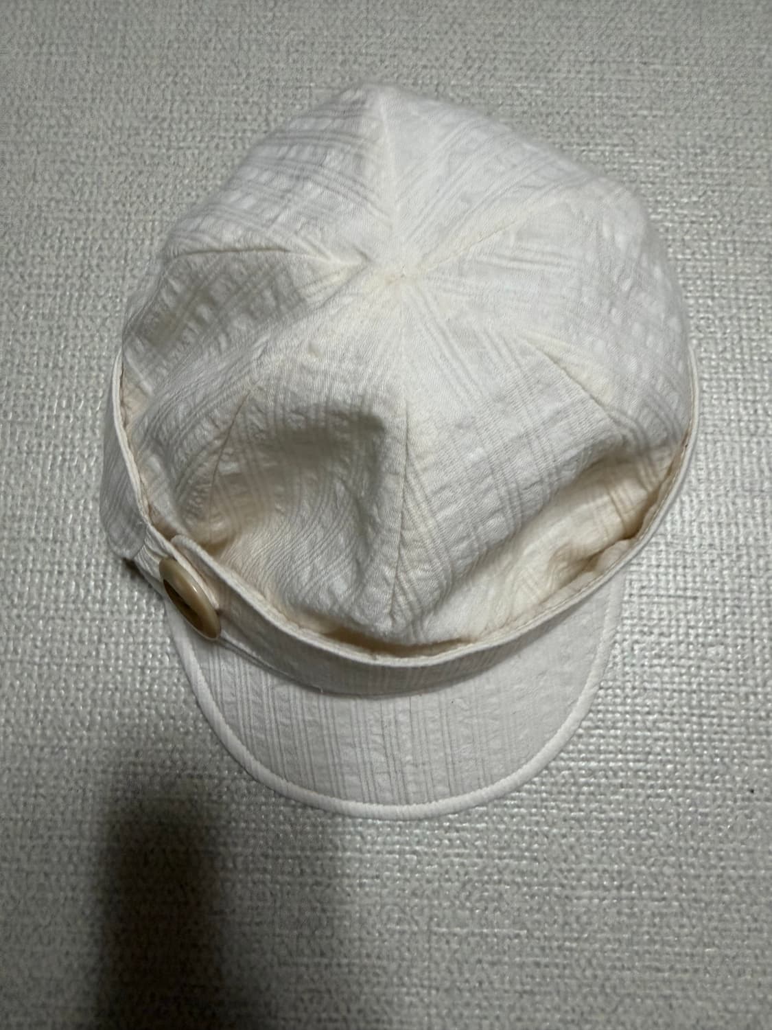 오피쉬 Button Strap Cap, White 상품이미지2